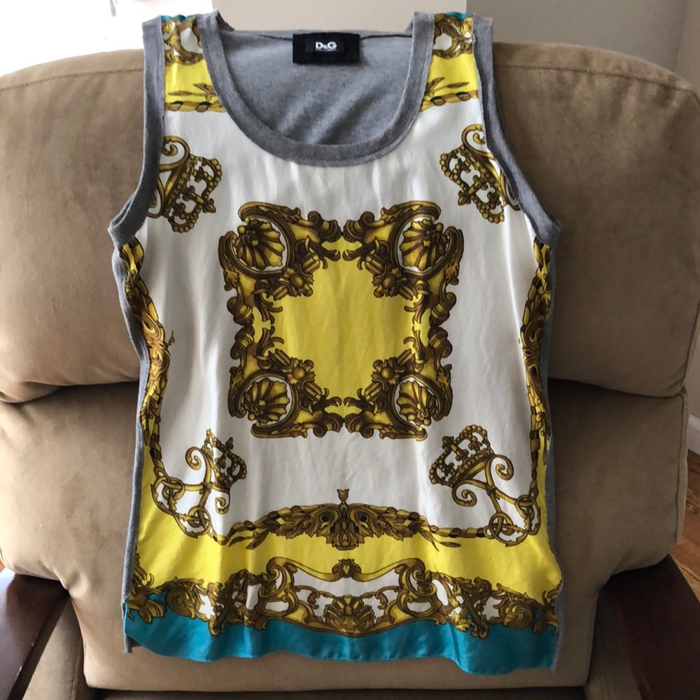 D&G silk top